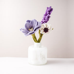 spring blossom felt flower bouquet