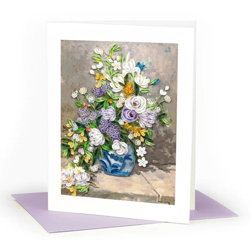 Spring Bouquet Renoir Quilling Card