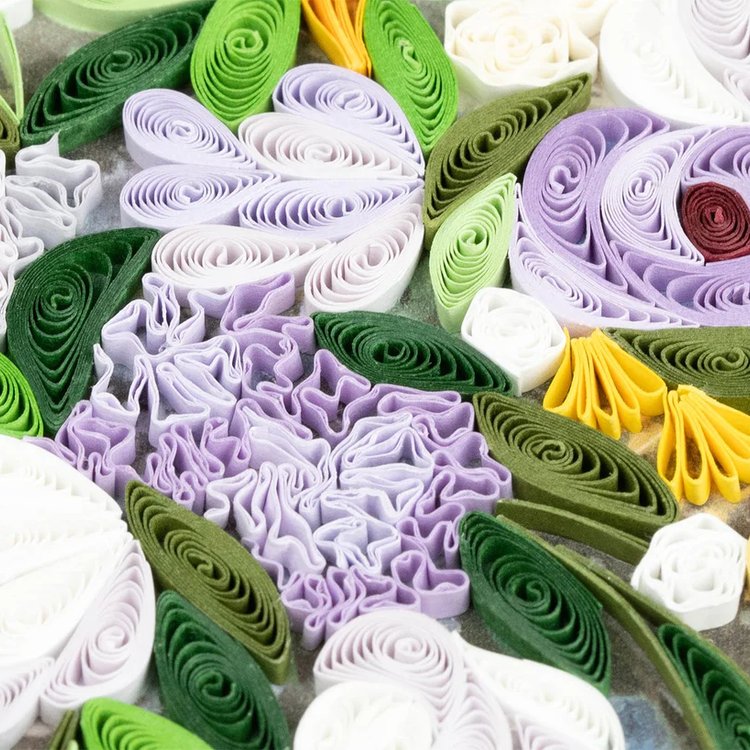 Spring Bouquet Renoir Quilling Card