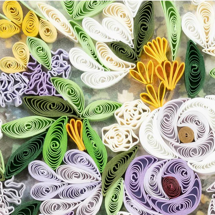 Spring Bouquet Renoir Quilling Card