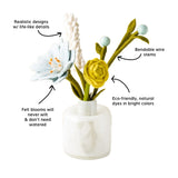 Spring Breeze Felt Flower Bouquet