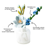 Spring Showers Felt Flower Bouquet