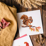 squirrel quilling card styled 1
