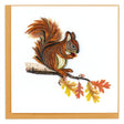 squirrel quilling card