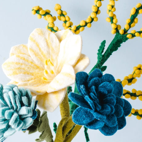 Starry Night Felt Flower Bouquet