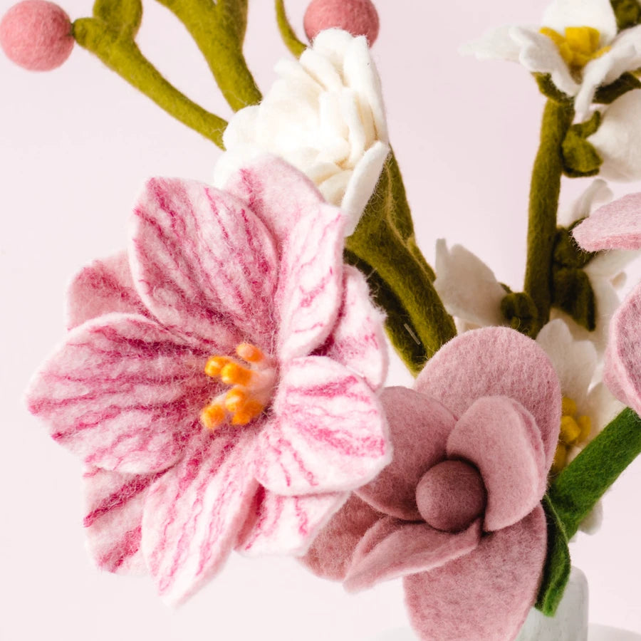 Strawberry Fields Felt Flower Bouquet