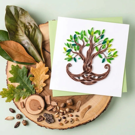 Tree of Life Quilling Card