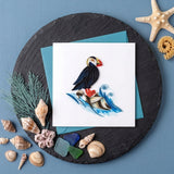 Tufted Puffin Quilling Card