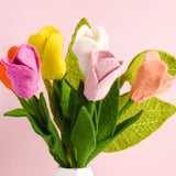 Dutch Tulip Felt Flower Bouquet