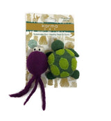 Turtle and Jellyfish Cat Toy Set of 2