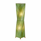 Large Twist Floor Leaf Lamp - Green - est. ship 5/2026