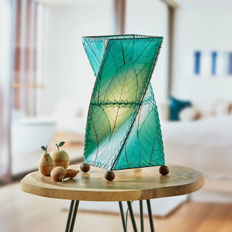 twist table lamp blue styled