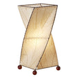 twist table lamp natural new