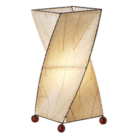 twist table lamp natural new