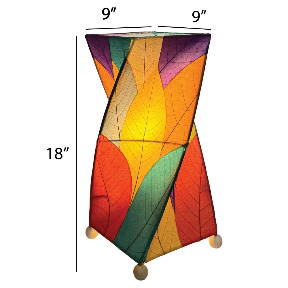 Twist Table Leaf Lamp - Multi - 4 month lead time