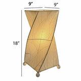 Twist Table Leaf Lamp - Natural - est. ship 6/2026