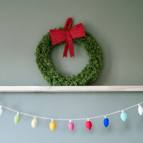 Vintage Christmas Light Garland Retro