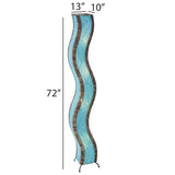 wave giant floor lamp blue size