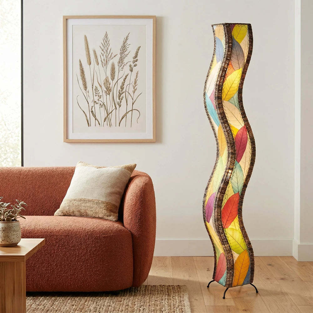 Wave Giant Leaf Lamp - Multi