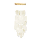 white capiz shell chimes small