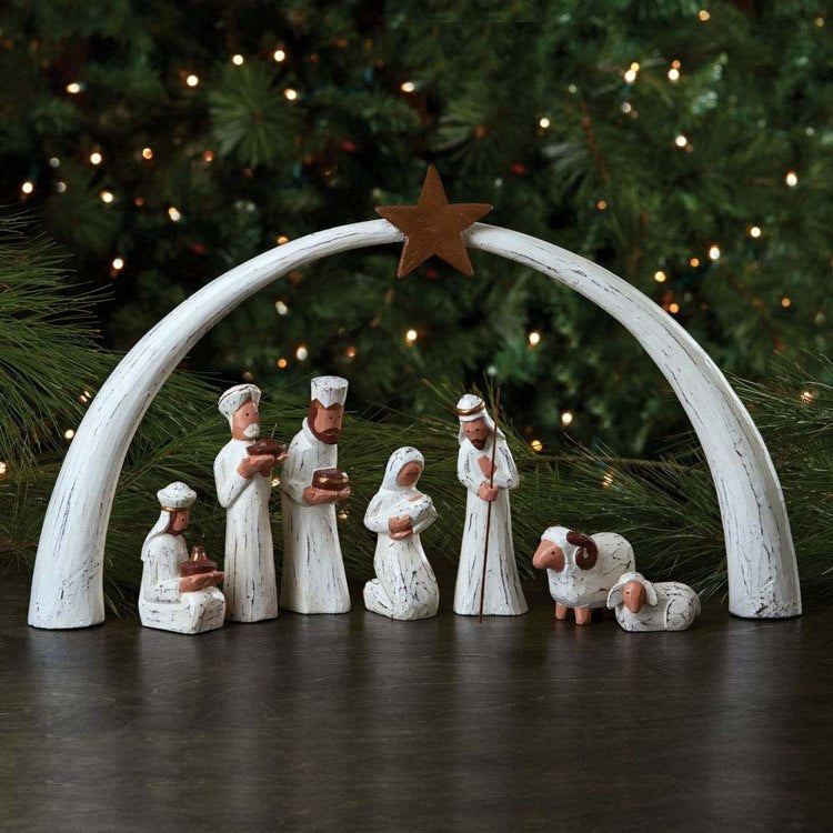 whitewashed albizia nativity styled