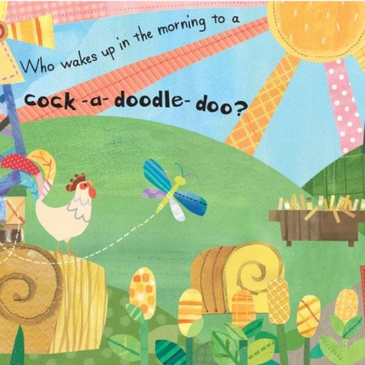 whos in the farmyard book inside