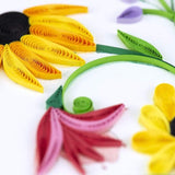 wildflower birthday blooms quilling card 1
