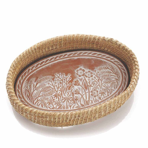 wildflower bread warmer white background new