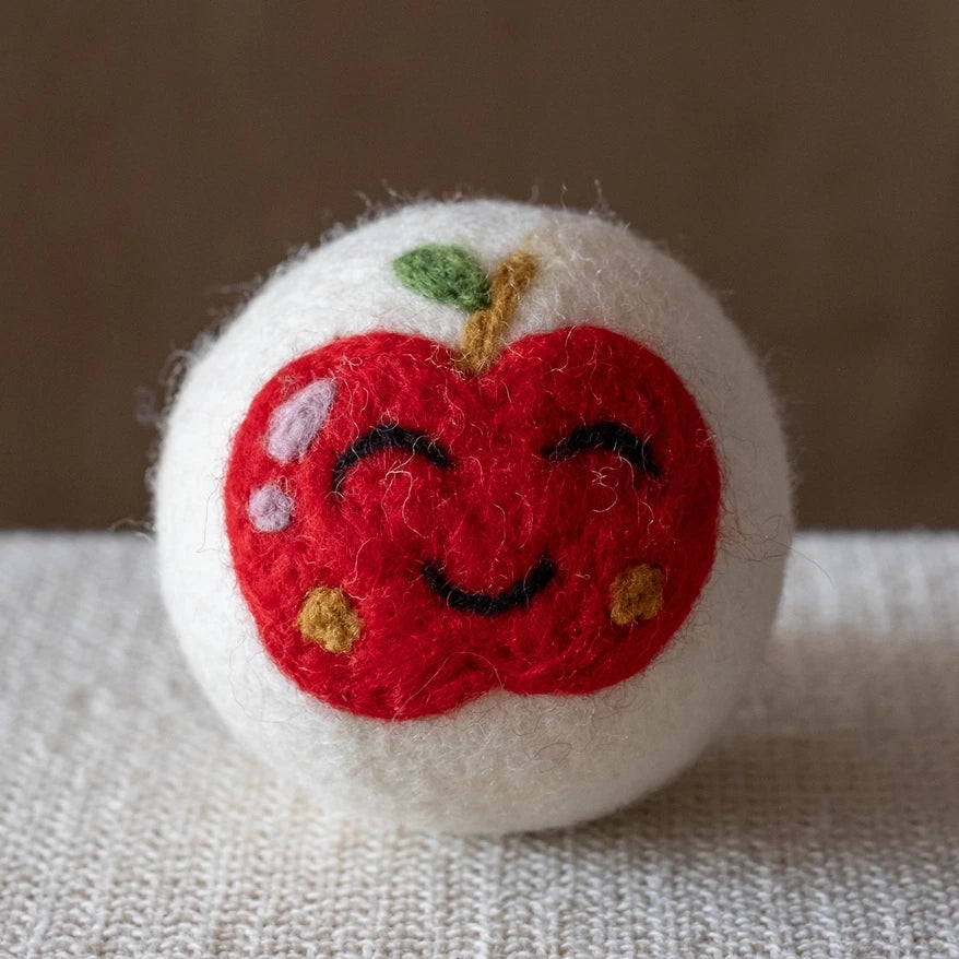 Eco Wool Dryer Ball - Apple
