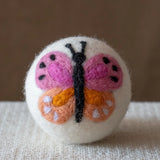 Eco Wool Dryer Ball - Multicolor Butterfly
