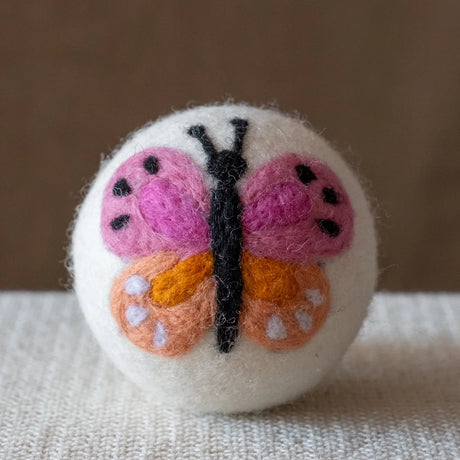 Eco Wool Dryer Ball - Multicolor Butterfly