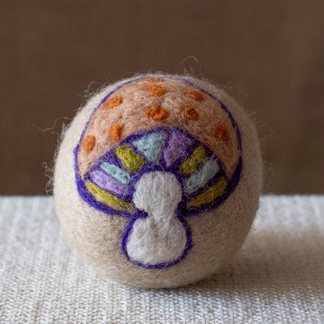 Eco Wool Dryer Ball - Colorful Mushroom