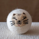 Eco Wool Dryer Ball - Cream Cat