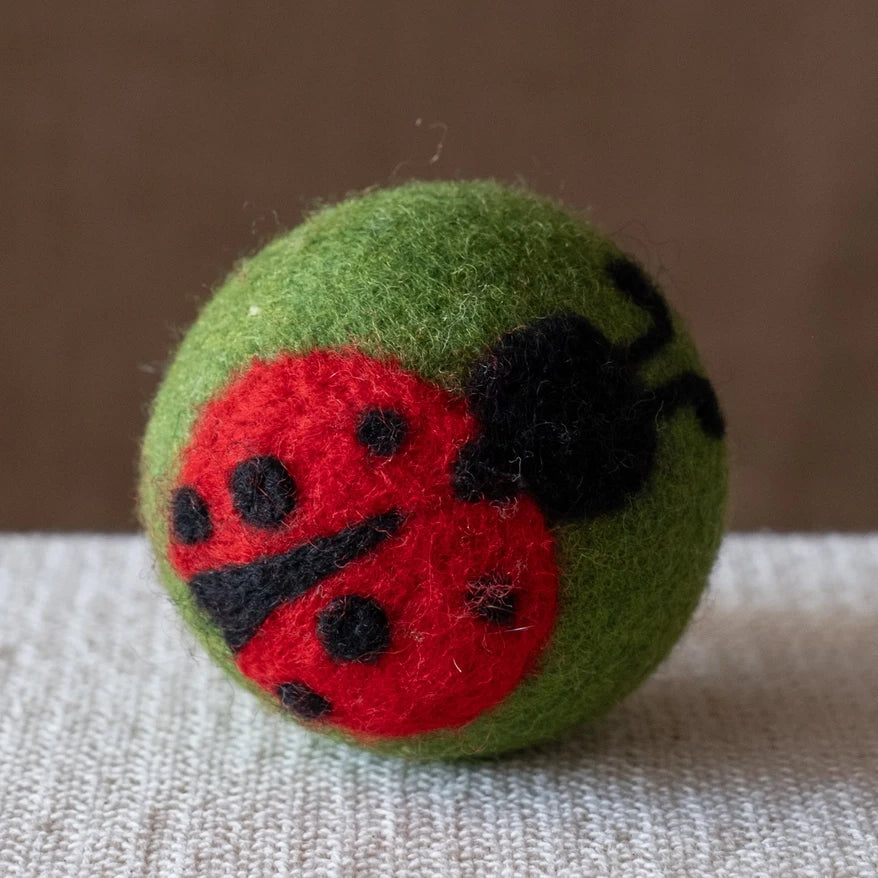 Wool Dryer Ball - Lady Bug