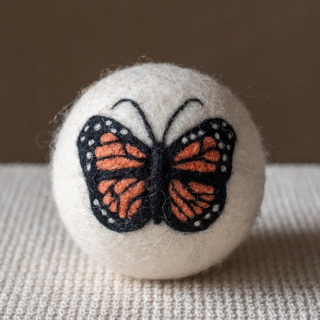 Eco Wool Dryer Ball - Golden Butterfly