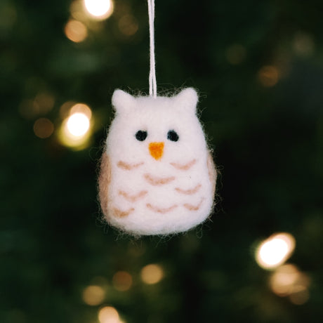 Wool Owl Ornament