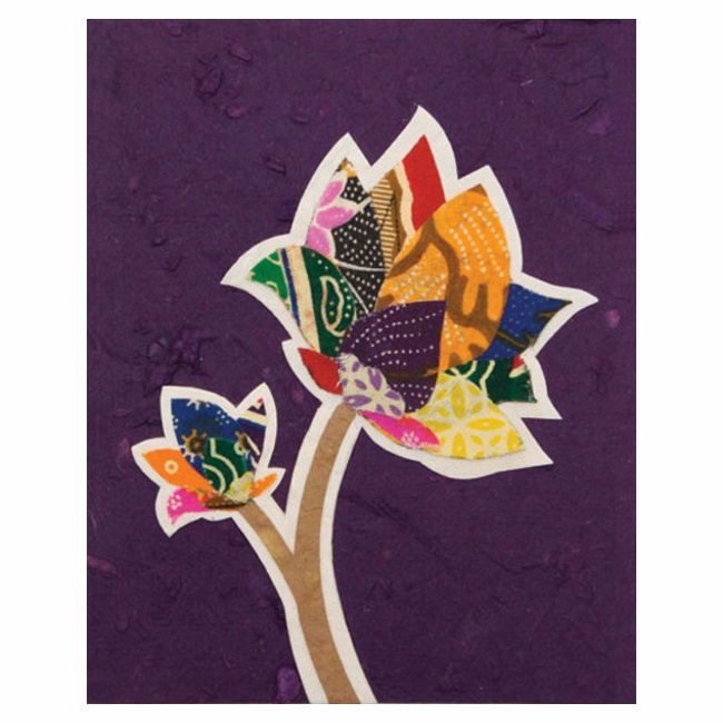 batik-flower card