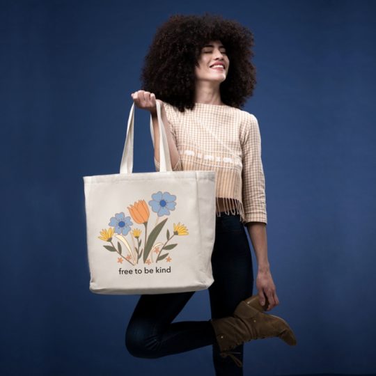 free to be kind tote model