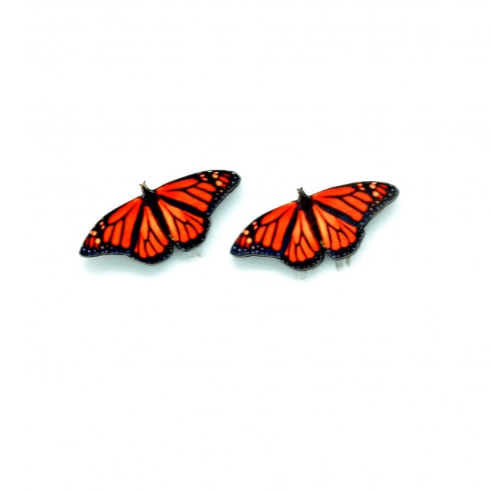 monarch butterfly studs