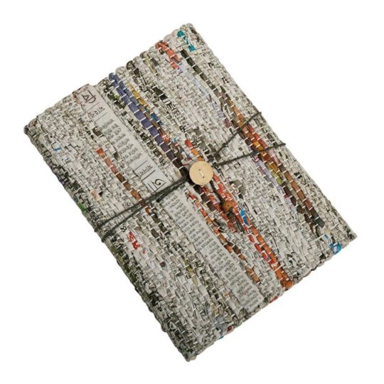recycled newspaper journal