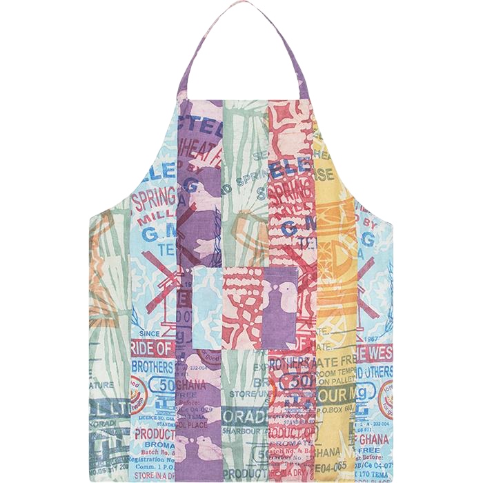 recycled flour sack apron