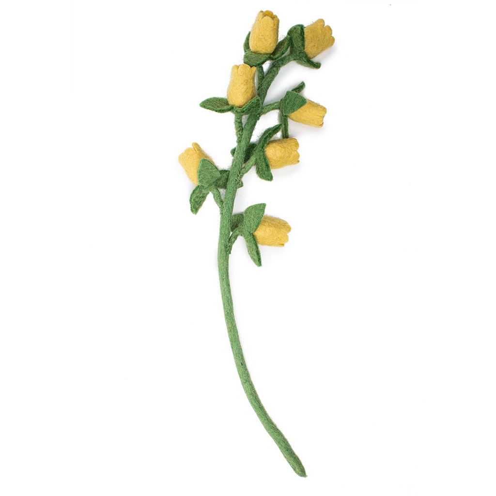 felt bellflower yellow