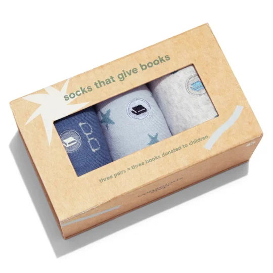 Socks that Give Books boxed set