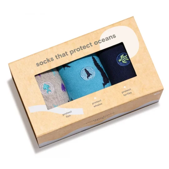 Socks that Protect Ocean Animals boxed set