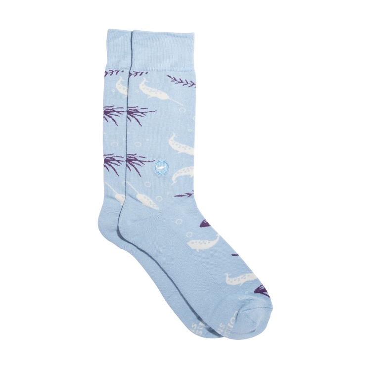 Socks that Protect the arctic narwhals