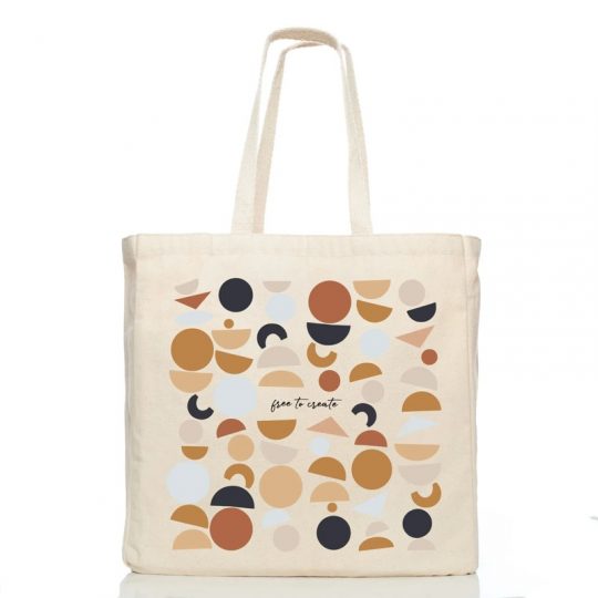 FORNASETTI Sacchetto bag Handle Shopping Colors originale nero 100% cotone 