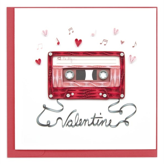 love mixtape quilling card
