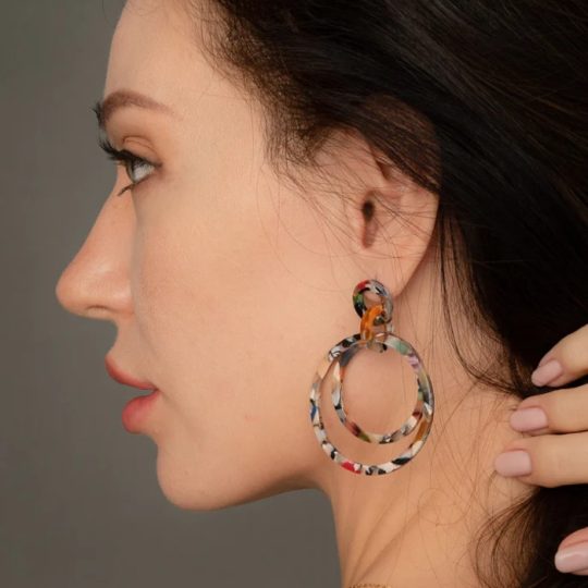 margot multi earrings model 1