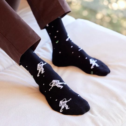 socks that support space exploration astronauts model